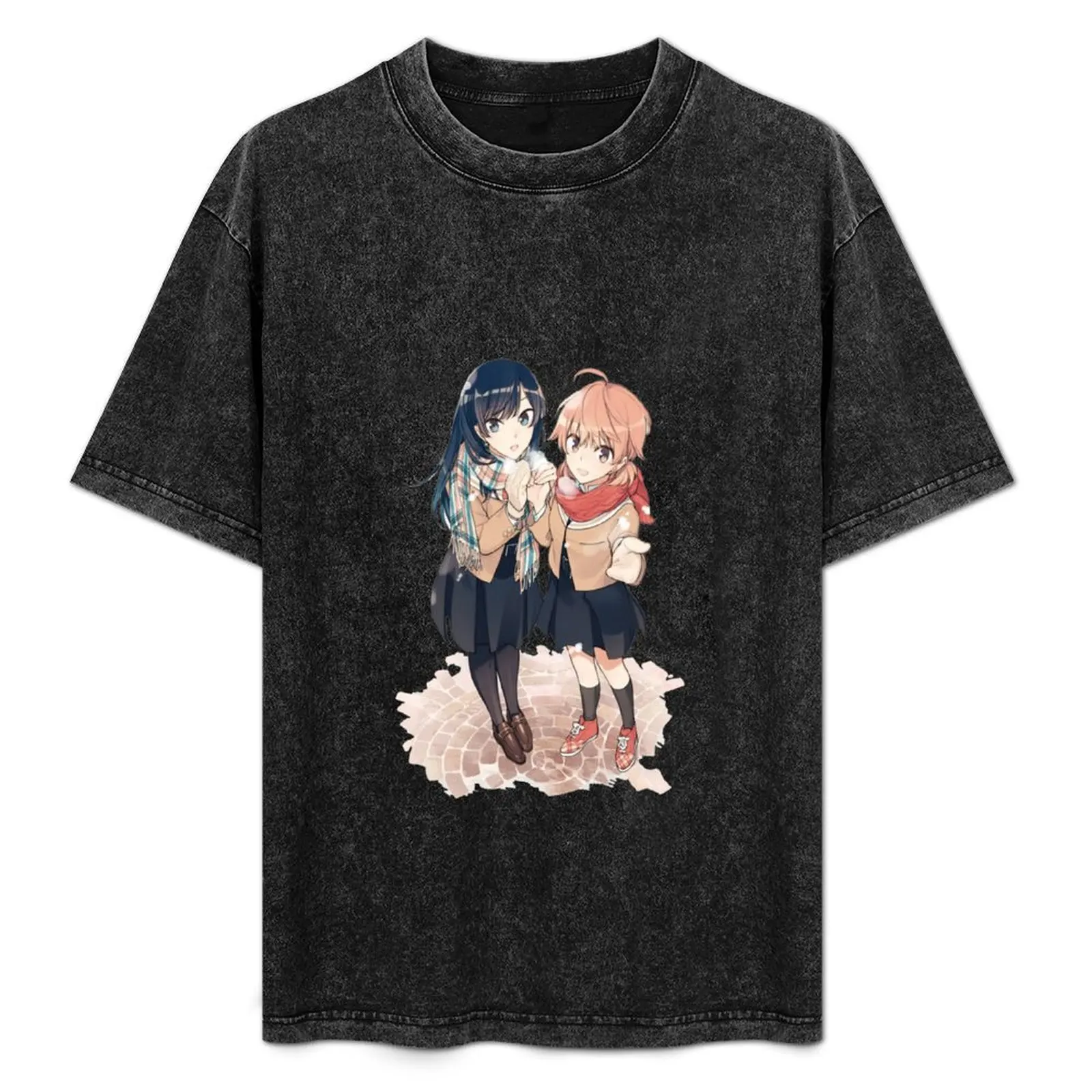 

Bloom Into You Anime Funny Cute Anime Sticker T-Shirt Active Sports Short Sleeve Cotton Shirt