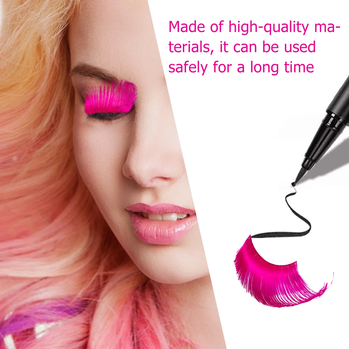 

5Pairs Fake Eyelashes Long Halloween Exaggerated Thick Artificial Lashes Party Makeup False Eyelashes Women Charming