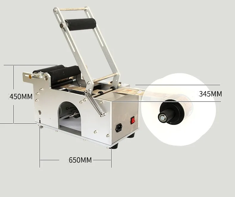 Semi-automatic High Speed Pvc Labeling Machines Labeling Machine for Label Printing Machine Roll Sticker