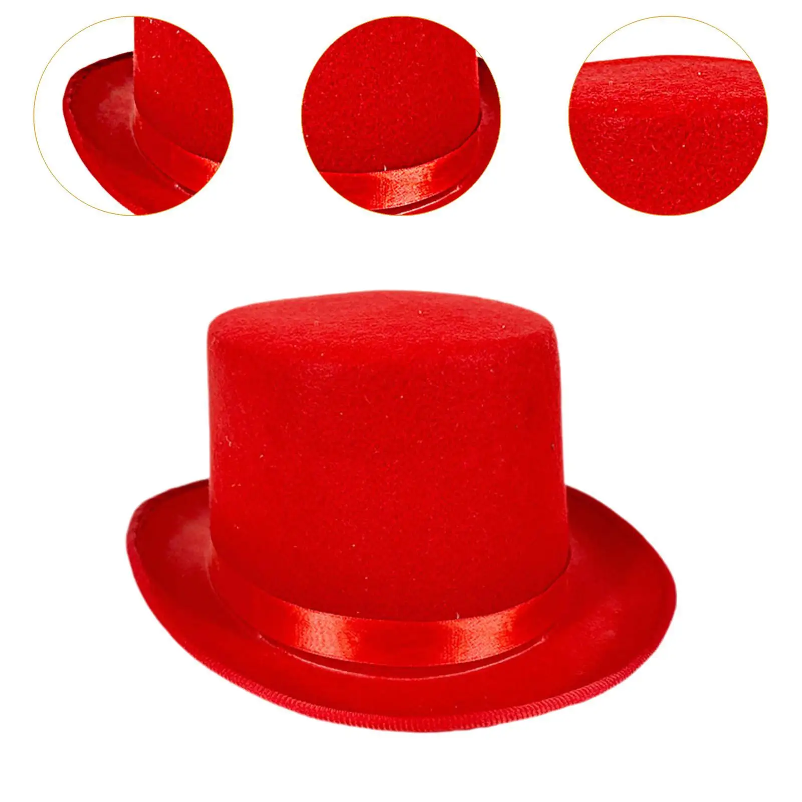 Zylinder Funky für Damen Herren Butler Kostümzubehör für Mottopartys Karneval