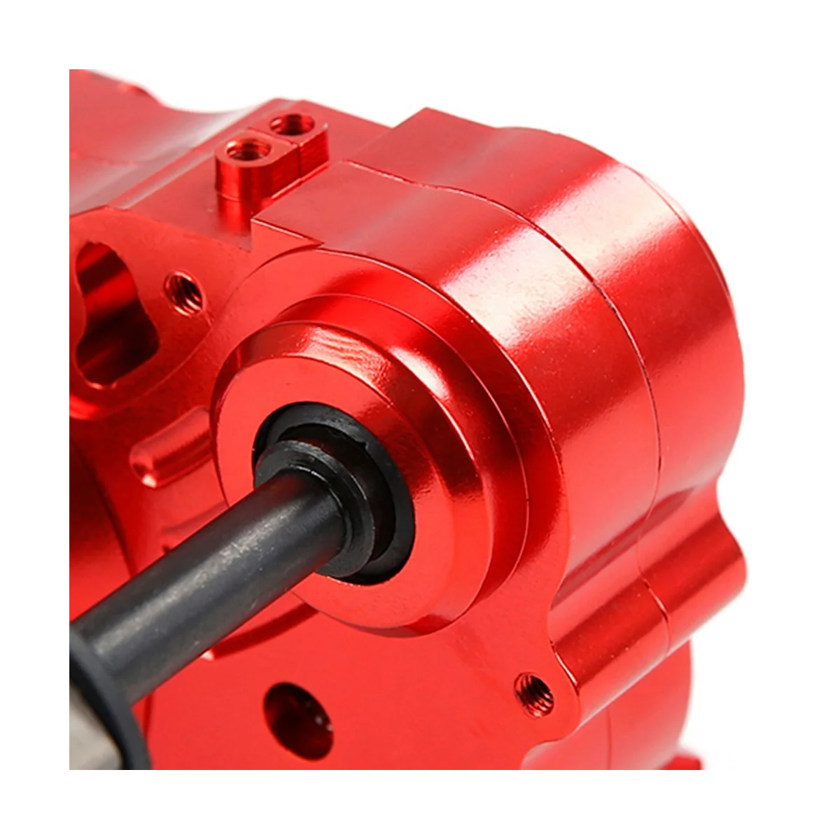 CNC metallo a tre sezioni Split Wave Box Assembly per 1/5 BAHA ROVAN KM GTB MCD BAJA 5B 5T 5SC parti di giocattoli, rosso