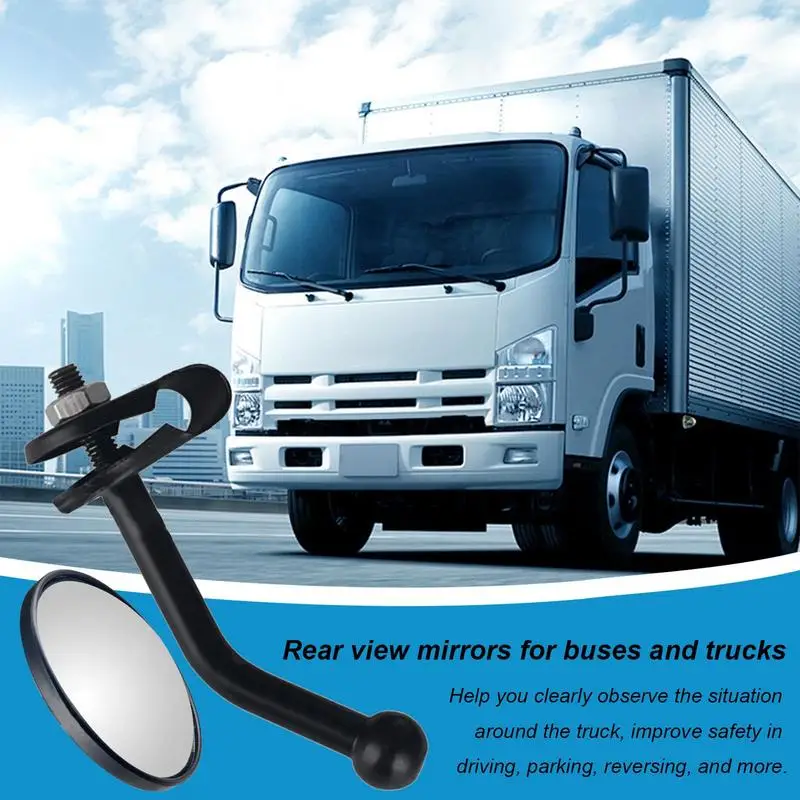 Truck Rearview Mirror Auto Blind Spot Mirror Wide Angle Large View Field Rearview Convex Mirror Spot Mirrors Auxiliary Accessory