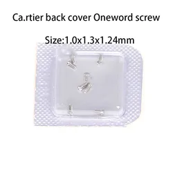 Substitute C.artier Blue Balloon Watch Back Cover One word Screw All Steel Screws Watch Repair Parts