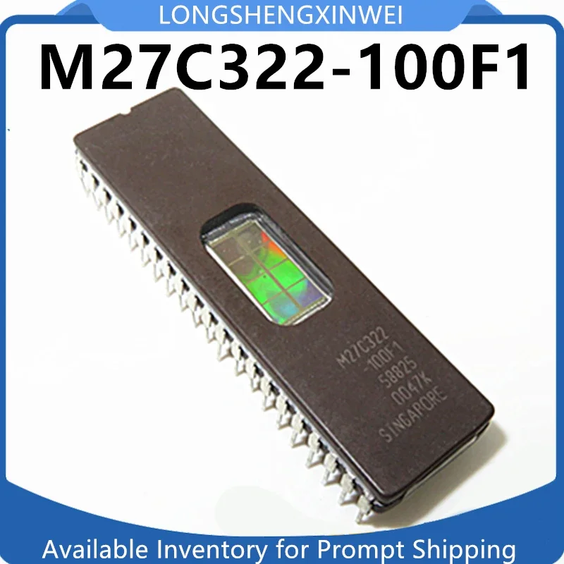 1PCS 새로운 원본 M27C322-100F1 M27C322 27C322-100F1 자외선 청소 메모리 CDIP42