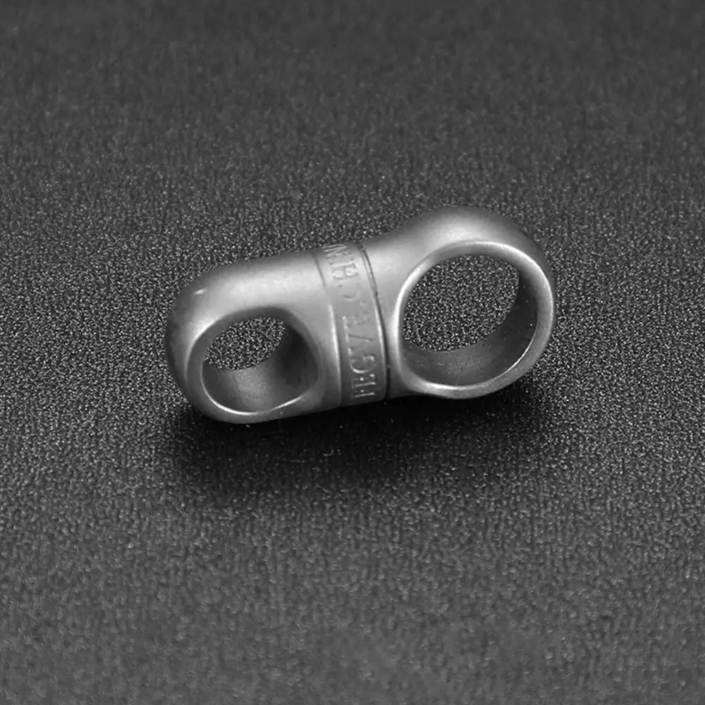 Ultra-light Titanium Alloy Keychain Stainless Steel/Titanium Portable Brass Keychain 360° Rotatable Car Key Ring