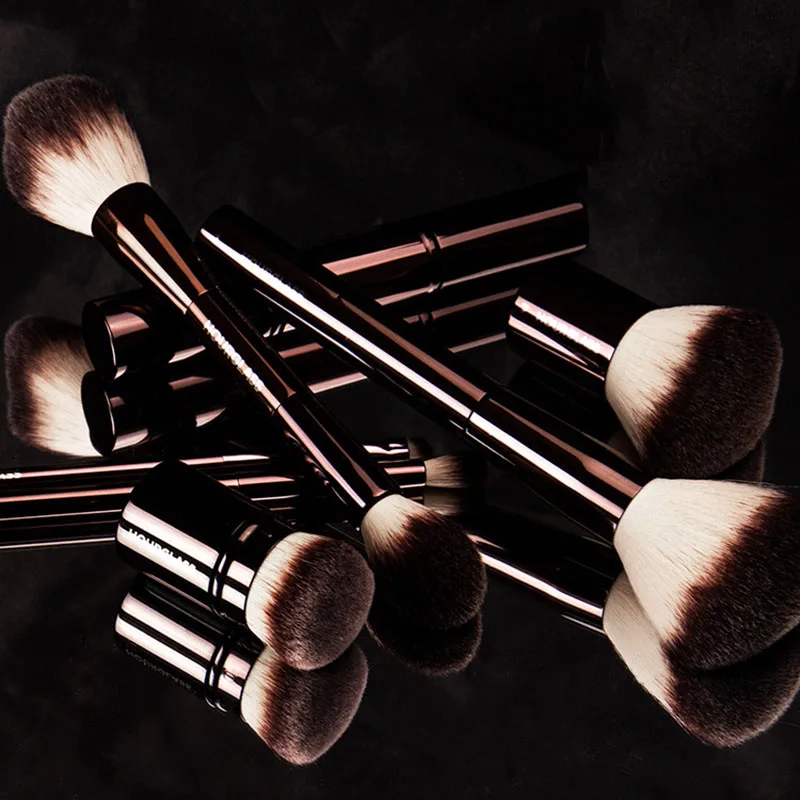 Aluminum Tube Makeup Brush Foundation Brush Loose Powder Eyeshadow Brush Concealer Brush Blush Brush Lip Brush