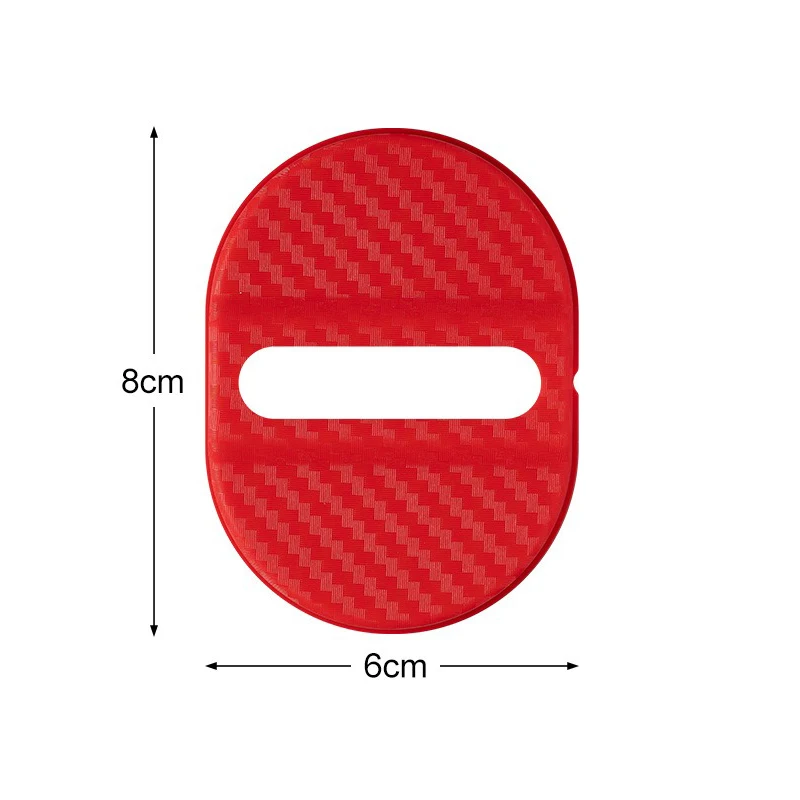 4PCS Self-adhesive Car Decorative Accessories Car Door Lock Anti Rust Sleeve Universal Car Door Lock Protective Cover Accessorie 5