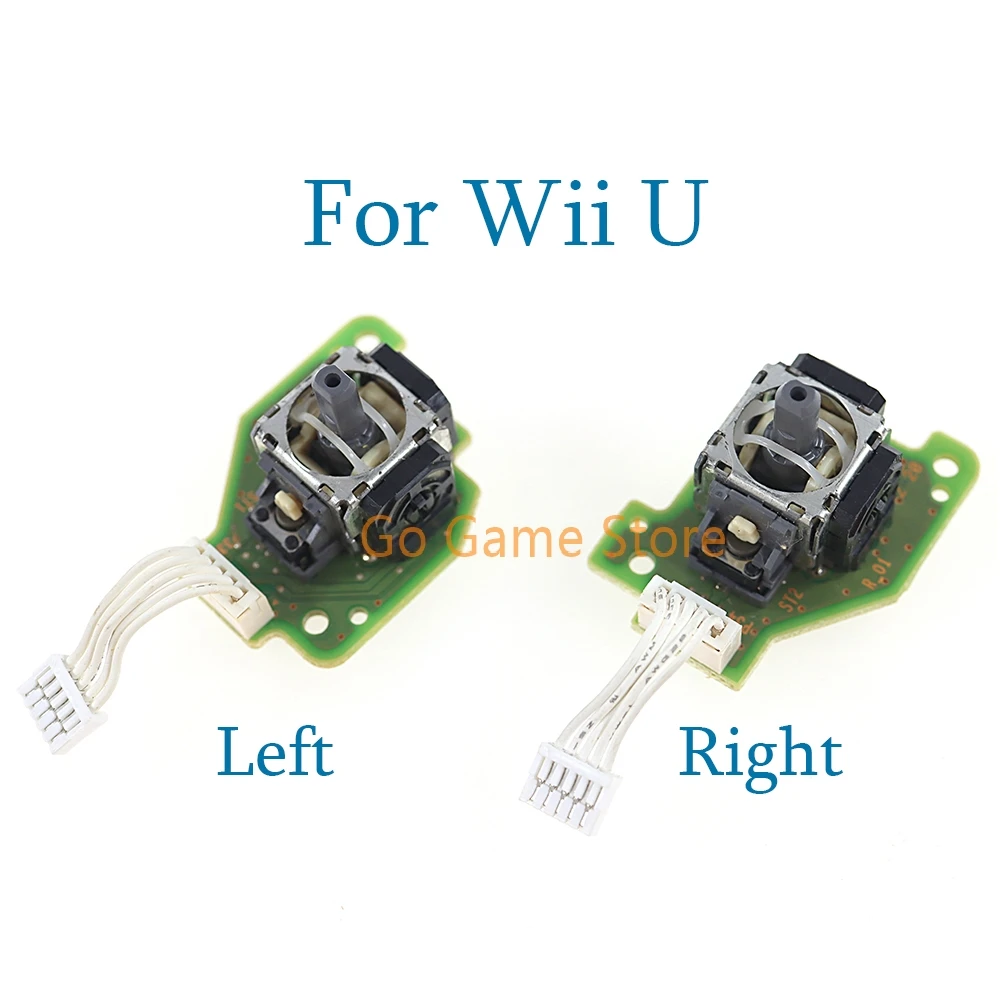 

30pcs For Wii U WIIU Gamepad Controller Original Left Right 3D Analog Stick Joystick with PCB Board Axis Sensor Module