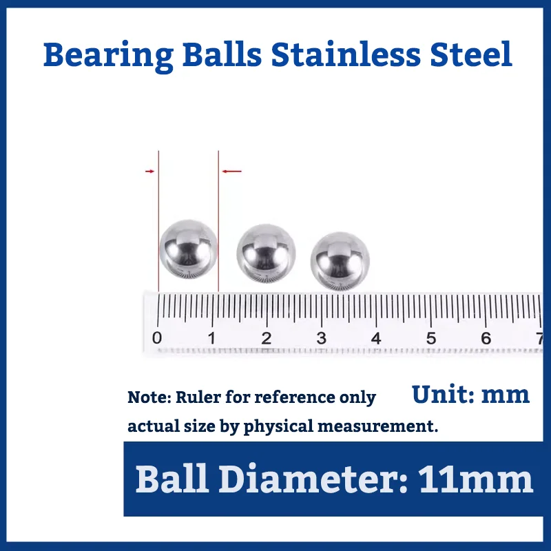 Präzisions-Edelstahlkugeln 3 4 5 6 8 10 11 12mm 0,197 0,236 0,31 0,39 0,47 Zoll Hochharte Stahlkugeln für Fahrräder