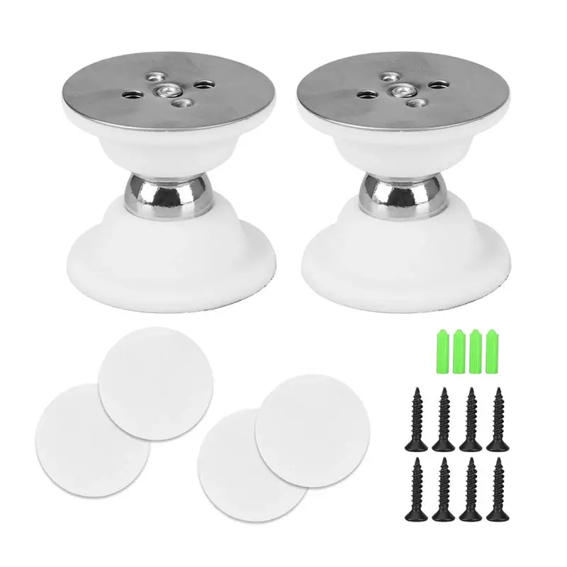 

Heavy Duty Magnetic Door Catch 1 Pair RV Baggage Door Catch Holder Latch For Motorhome Travel Trailer White