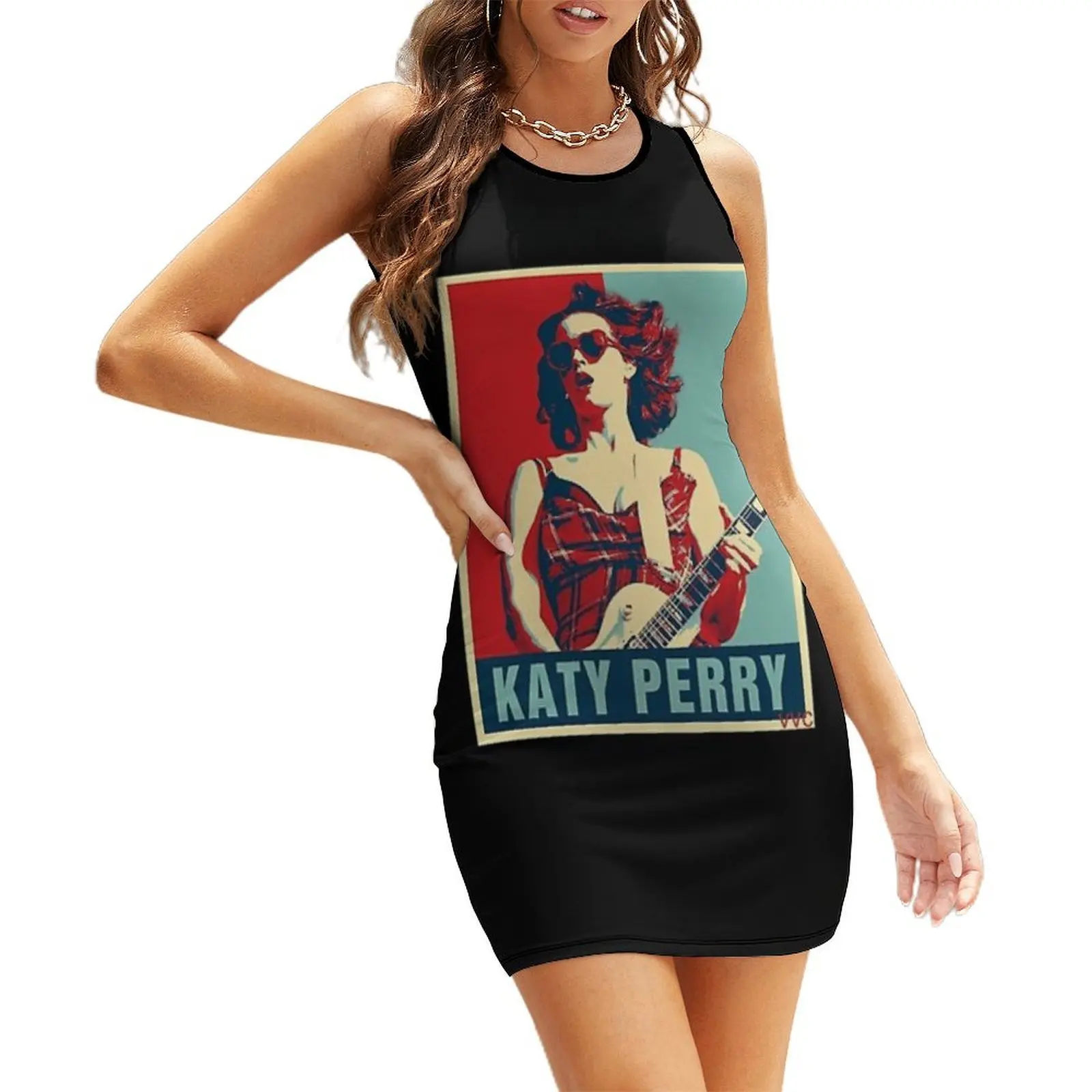

Retro Hope Style Katy Perry Es Sleeveless Sundress summer dresses womens 2025 summer woman dress 2025 Dress for girls