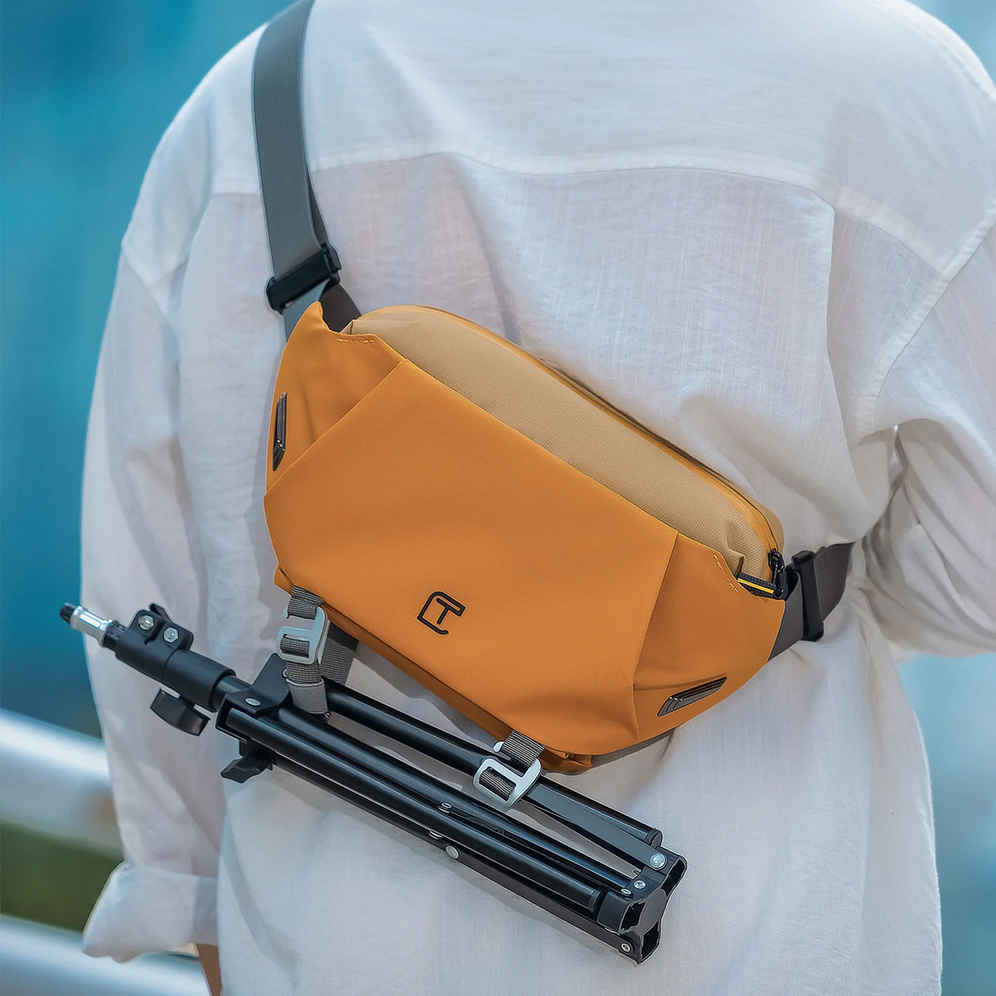 

Fashion Crossbody Bags Men Casual Oxford Shoulder Bag for Men Ultra Lightweight Mini Crossbody Bag Waterproof Outdoor Sling Bags