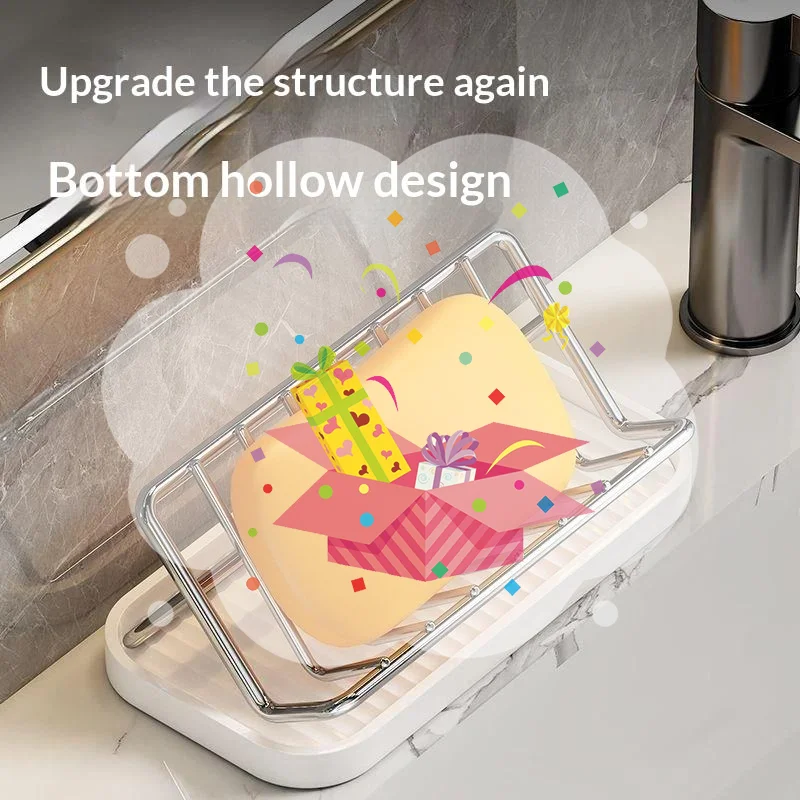 Jet Home Bathroom - Slope Design Stainless Steel Soap Rack