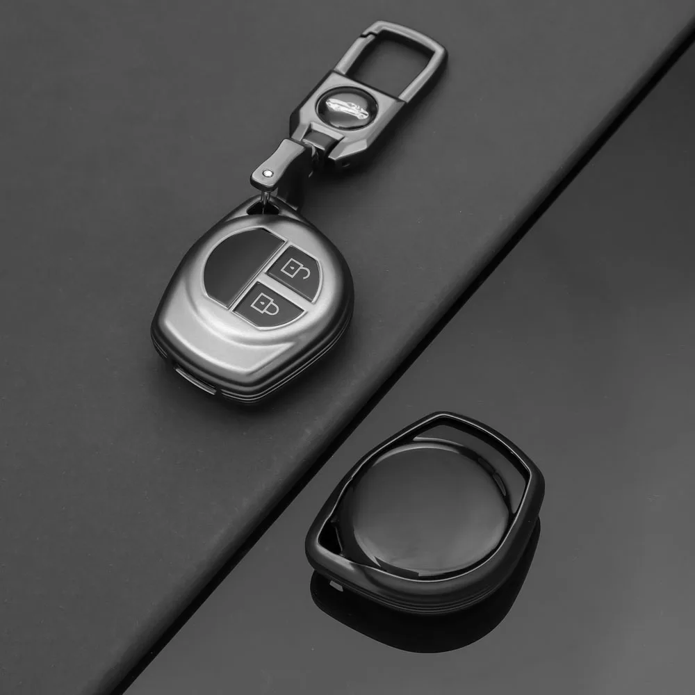 2 Buttons Soft TPU Car Remote Key Cover Case For Suzuki Swift Ignis Vitara Liana Ciaz Baleno Car Key Fob Case Cover Shell