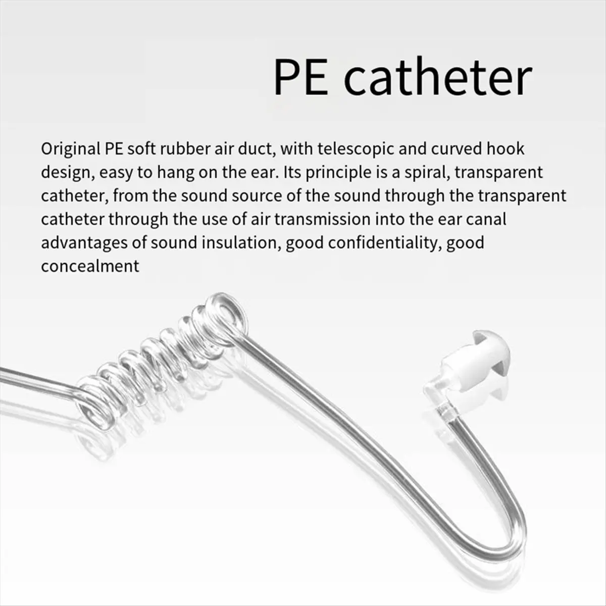 Headset Mikrofon Tenggorokan SWXF Intercom dengan Getaran Tenggorokan untuk -UV5R 888S 82 Headset Saluran Udara yang Dikendalikan dengan Tenggorokan