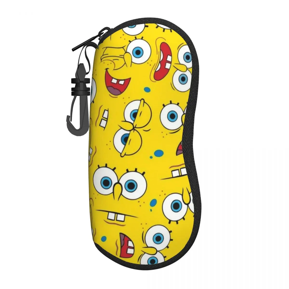 Spongebob Ultralichte softshell-brillenkoker - Compacte en draagbare brillenkoker voor reizen, school en dagelijks gebruik