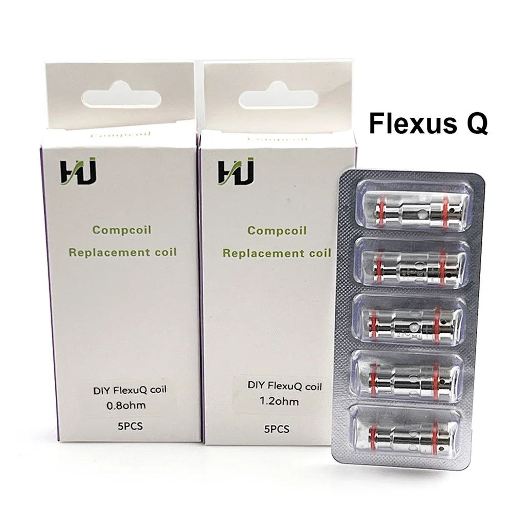AosVape Flexus Q Mesh Coil, 0,8 ohm, 1,0 ohm, 1.2ohm, Bobinas AF para Flexus Q, Sistema de bloco MTL Pod, Kit de cartucho