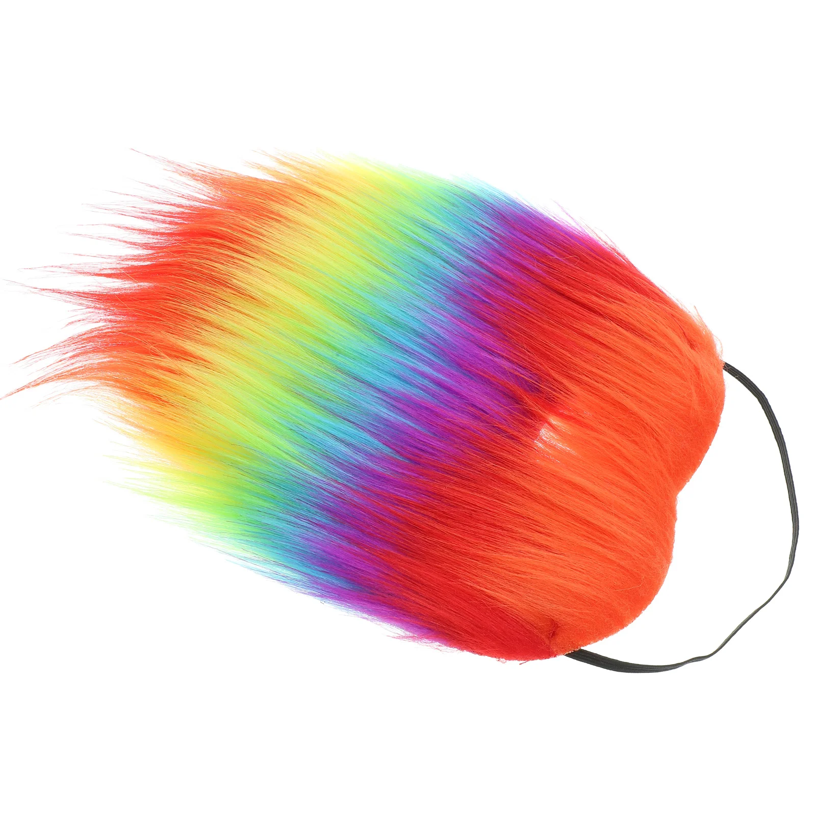 1pc Fake Rainbow Beard Cosplay Prop Lifelike Mustache For Party Costume Celebration Masquerade Stage Performance Accessory