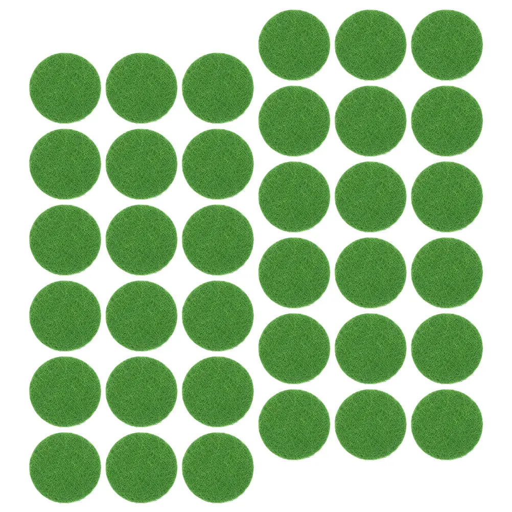 

50 шт. высокоабсорбирующие хлопковые ароматерапевтические сменные подушечки для ожерелья, круглые мини-диффузоры, сохраняющие аромат, удобные для ношения