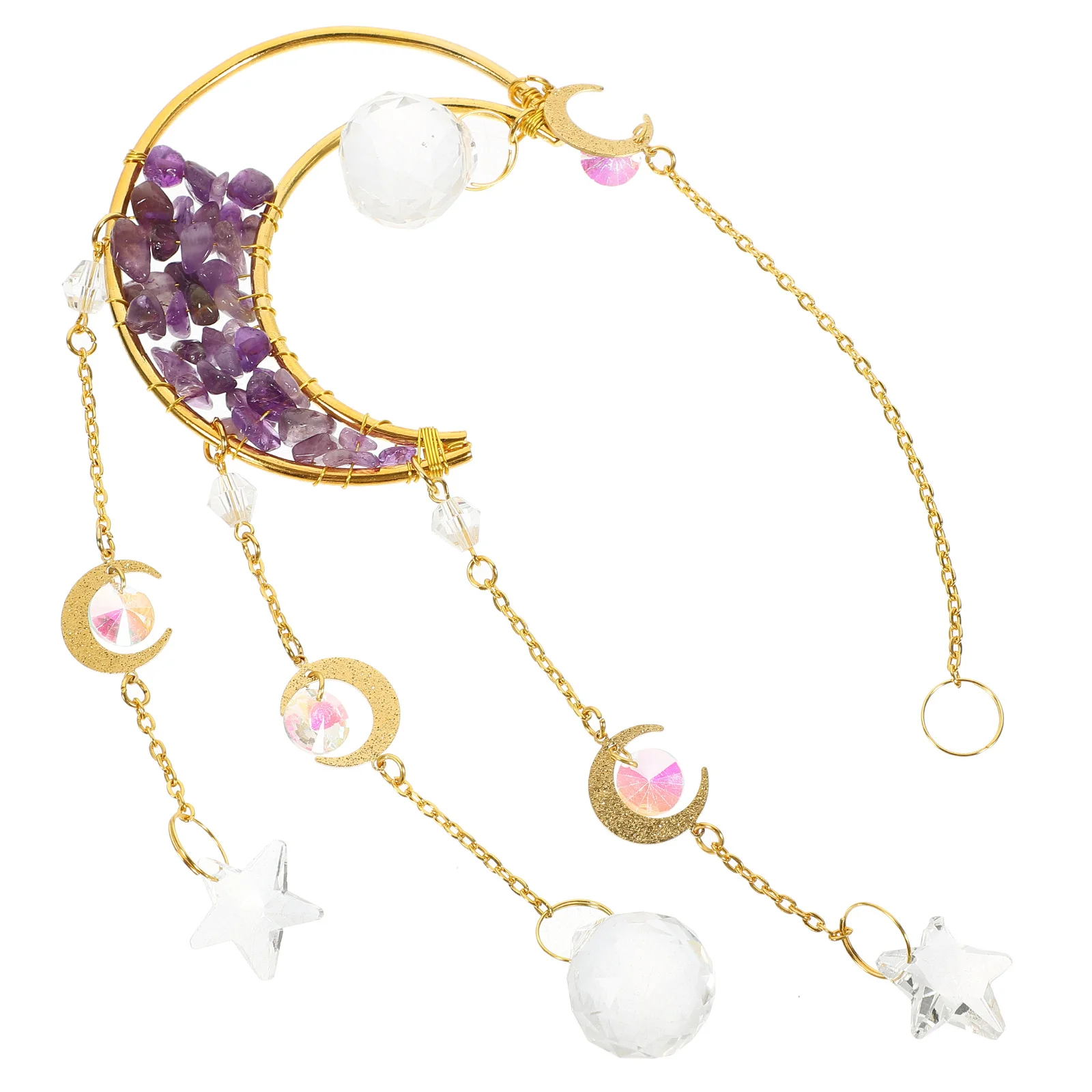

Hanging Decor Elegant Hanging Decoration for Window Home Bedroom Garden Gift Moon Car Accessories