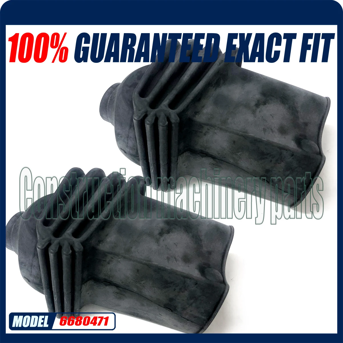 

2pc 6680471 Rubber Boot for Bobcat 751 863 873 883 963 S130 S150 S160 S175 S750 S770