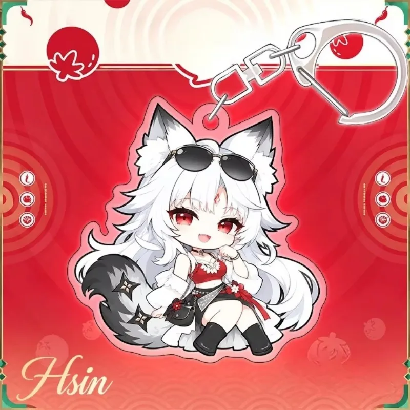 Hot Game Ming Chao Cartoon Character Acrylic Standing Badge Backpack Keychain Badge Pin Standing Sign Polaroid Card Ticket