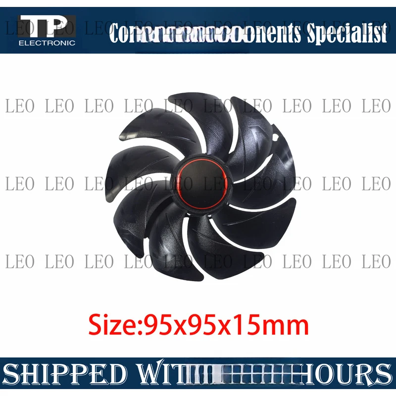 SS FD10015M12D DC12V Graphics Fan for Sapphire RX 5500 5600 5700XT PULSE Cooling