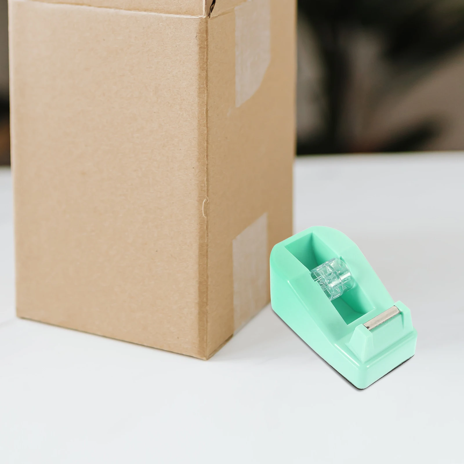 2 Pcs Tape Dispenser Small Slicer Convenient Sticker Holder for Desk Kids Office Use Practical