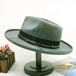 wool hat men`s hat wholesale suede fedora hat cowboy hats porkpie hat women`s hat black cowboy hat party hat club hat