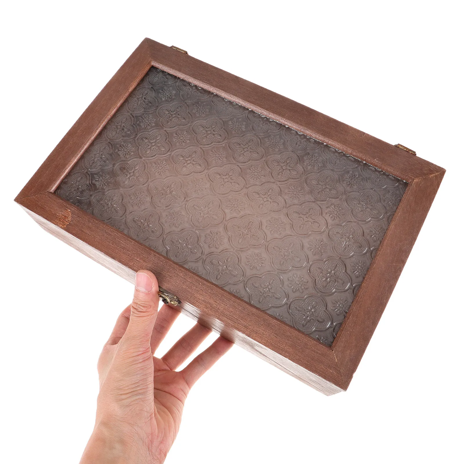 

Деревянная шкатулка для украшений в ретро-стиле, изысканный настольный органайзер для хранения мелочей, ключей, помады и прочих вещей для спальни