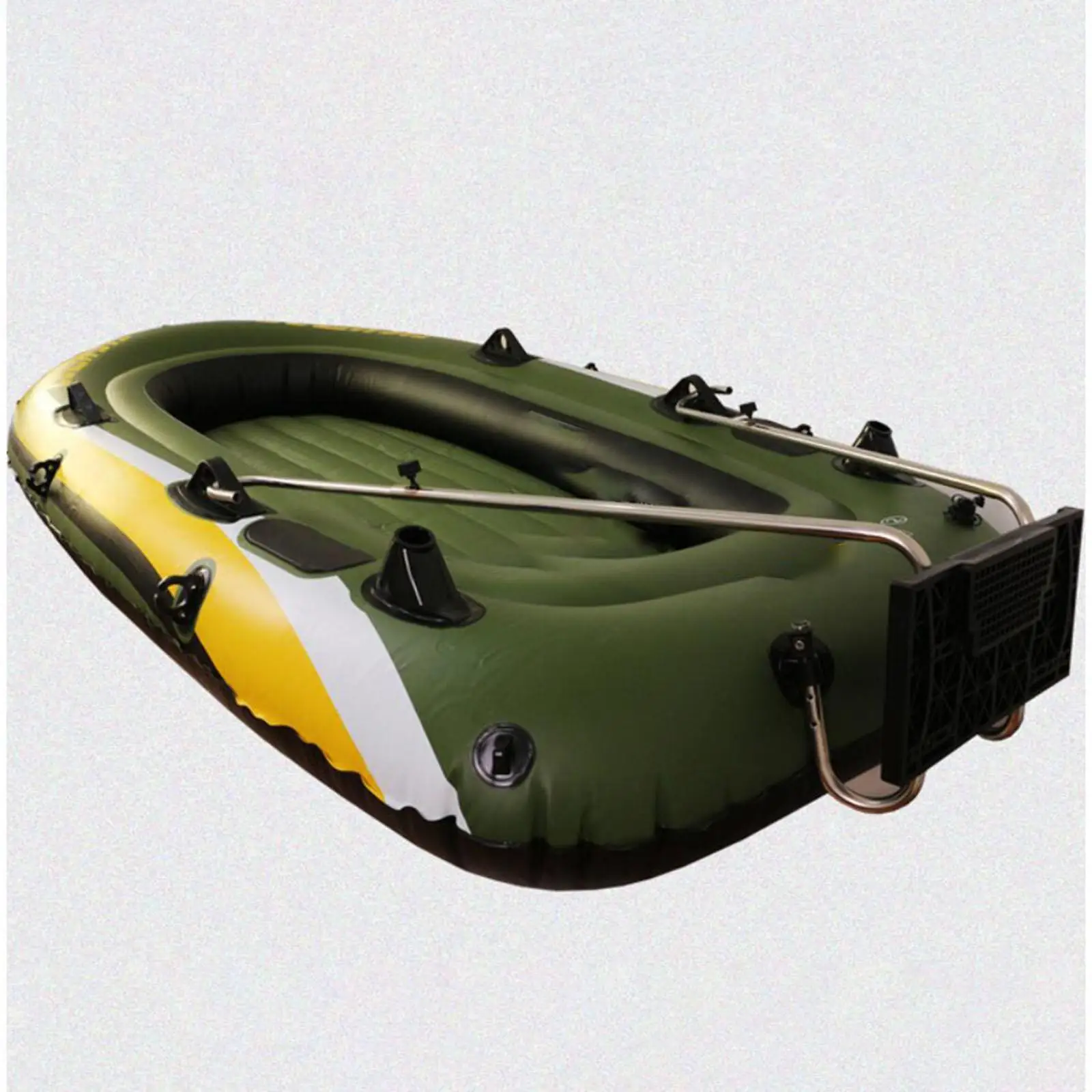

Inflatable Boat Motor Mount Bracket Boat Engine Parts Kayaking Stable Easy to Install Boating Kayak Motor Mount Propeller Mount