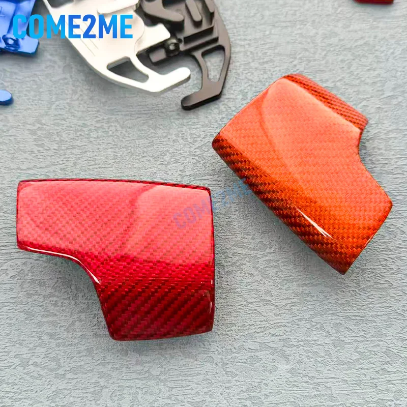 

True carbon fiber shift lever decorative cover, customizable, suitable for Audi A6 C8 A7 SQ8 RS6 RS7 Q7 Q8 S8 2019-2022 models