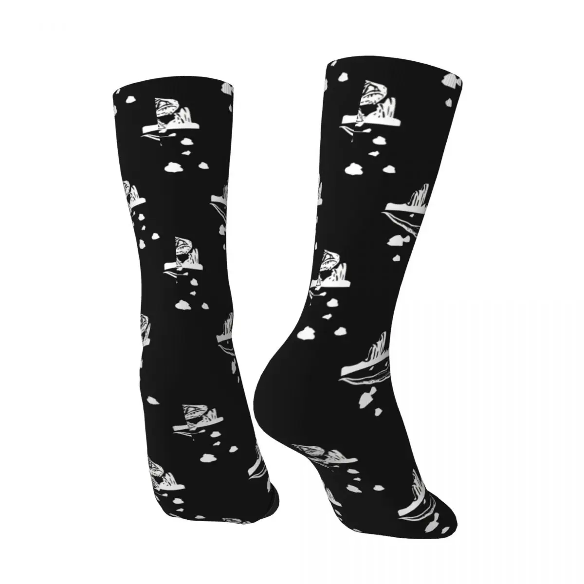 Vintage Jesus Tyrannosaurus Men's Socks T. Rex Dinosaurs Unisex Harajuku Seamless Printed Crazy Crew Sock Gift