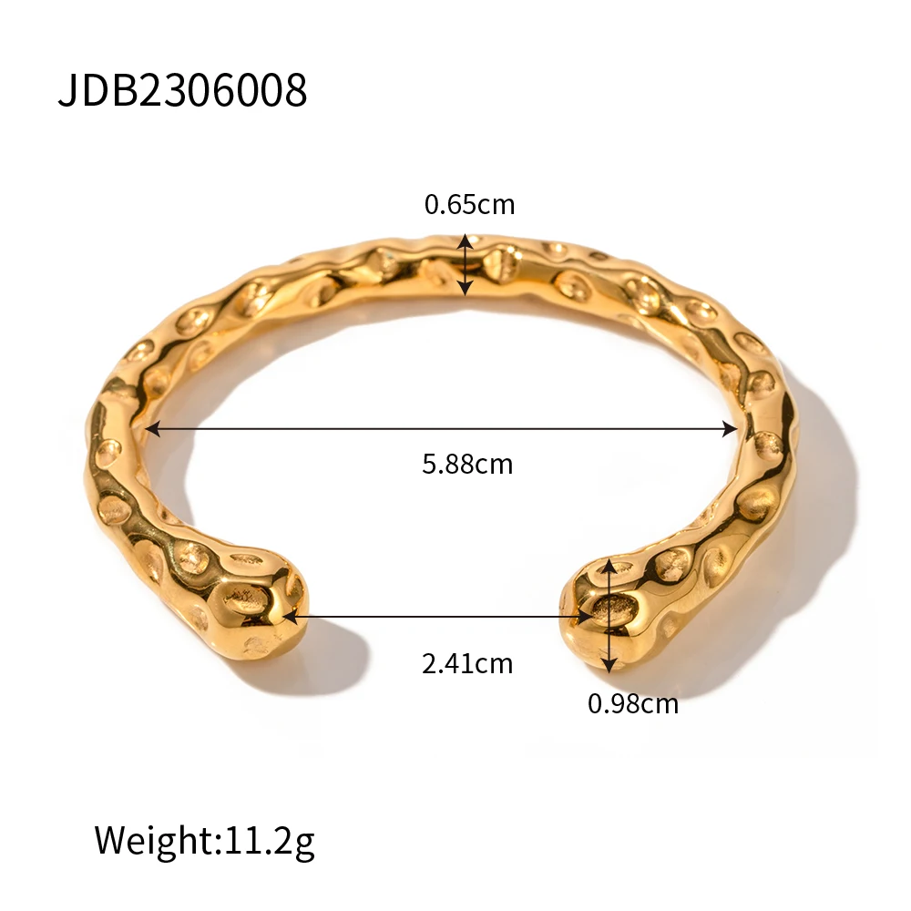 Women's Geometric Stainless Steel Cuff Bracelet