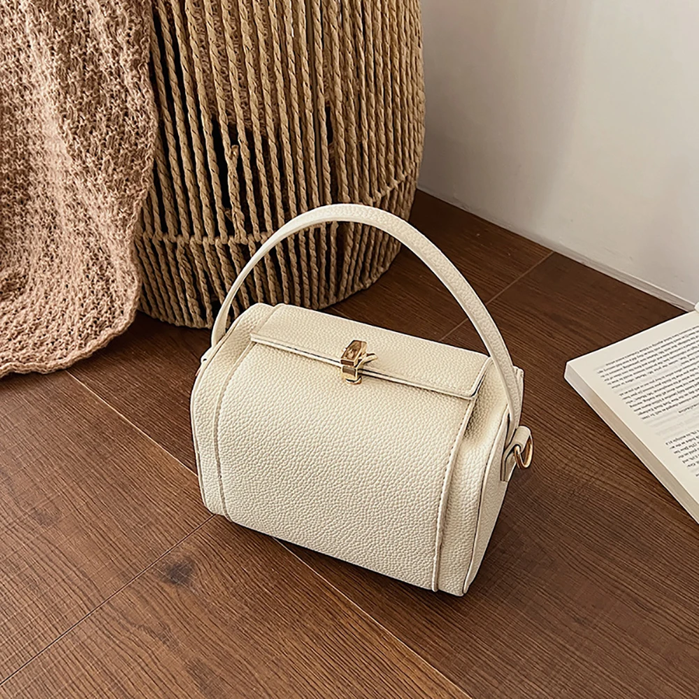 

Fashionable Versatile Women's Handbag Luxury Small Soft Leather Square Shoulder Crossbody Bag Handheld Bag for Daily Use