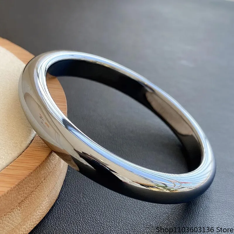 

Terahertz Stone Bracelet Jingle Bracelet Titanium Hertz Magnetic Wave Polysilicon Ore Hot and Cold Double Effect Bracelet