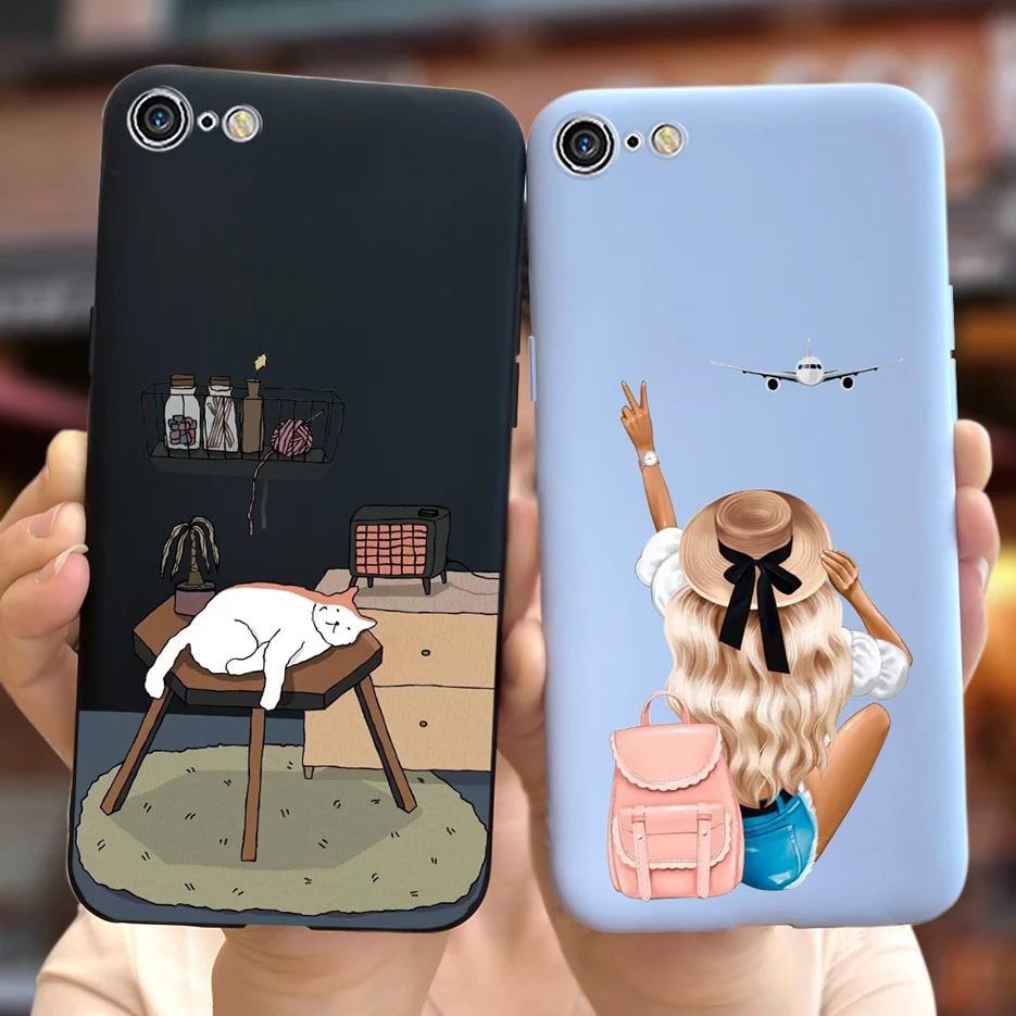 For iPhone 6 6S Plus Case New Fashion Cartoon Cover Soft Silicone Phone Case For iPhone 6 Plus iPhone6 Matte Coque Fundas Bumper