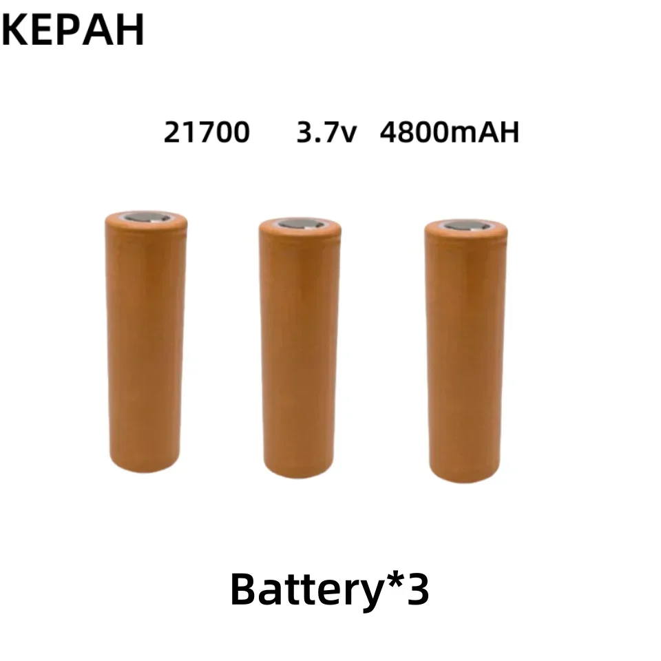 21700 NCR21700T Lithium Rechargeable Battery 4800mAh 3.7 V 40A High-discharge Battery High-drain Li-ion Battery  led flashlight