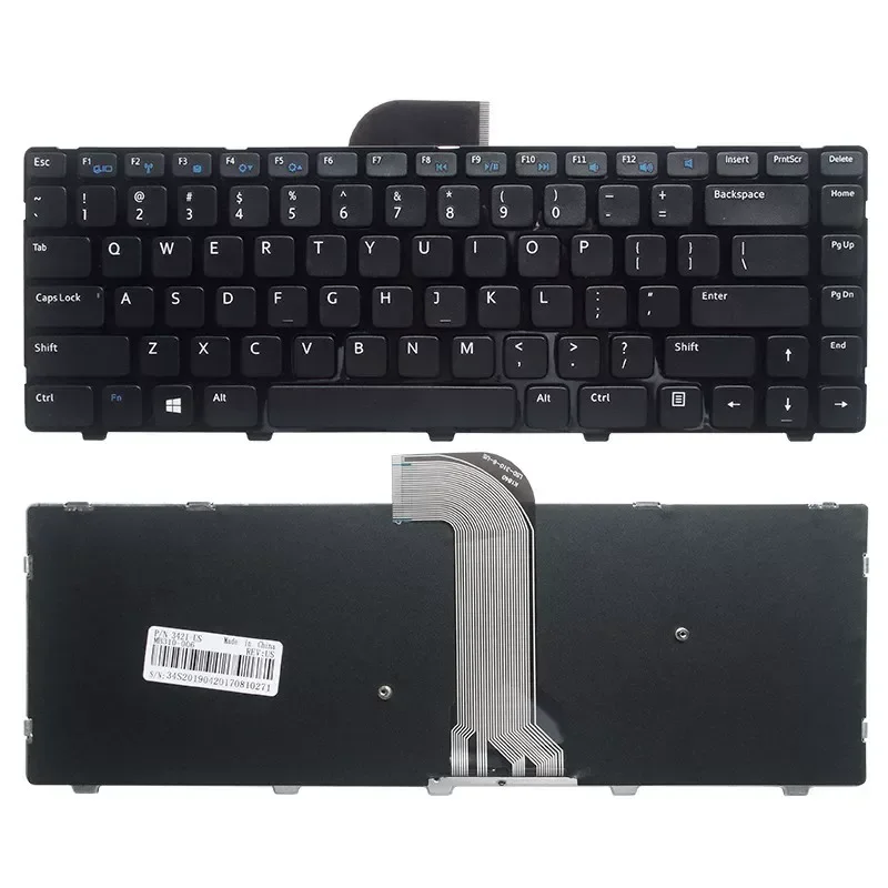 For Dell 14 3421 5421 5435 V2421 5437 M431R 3437 15Z 5523 Laptop Keyboard Replacement US Layout Black