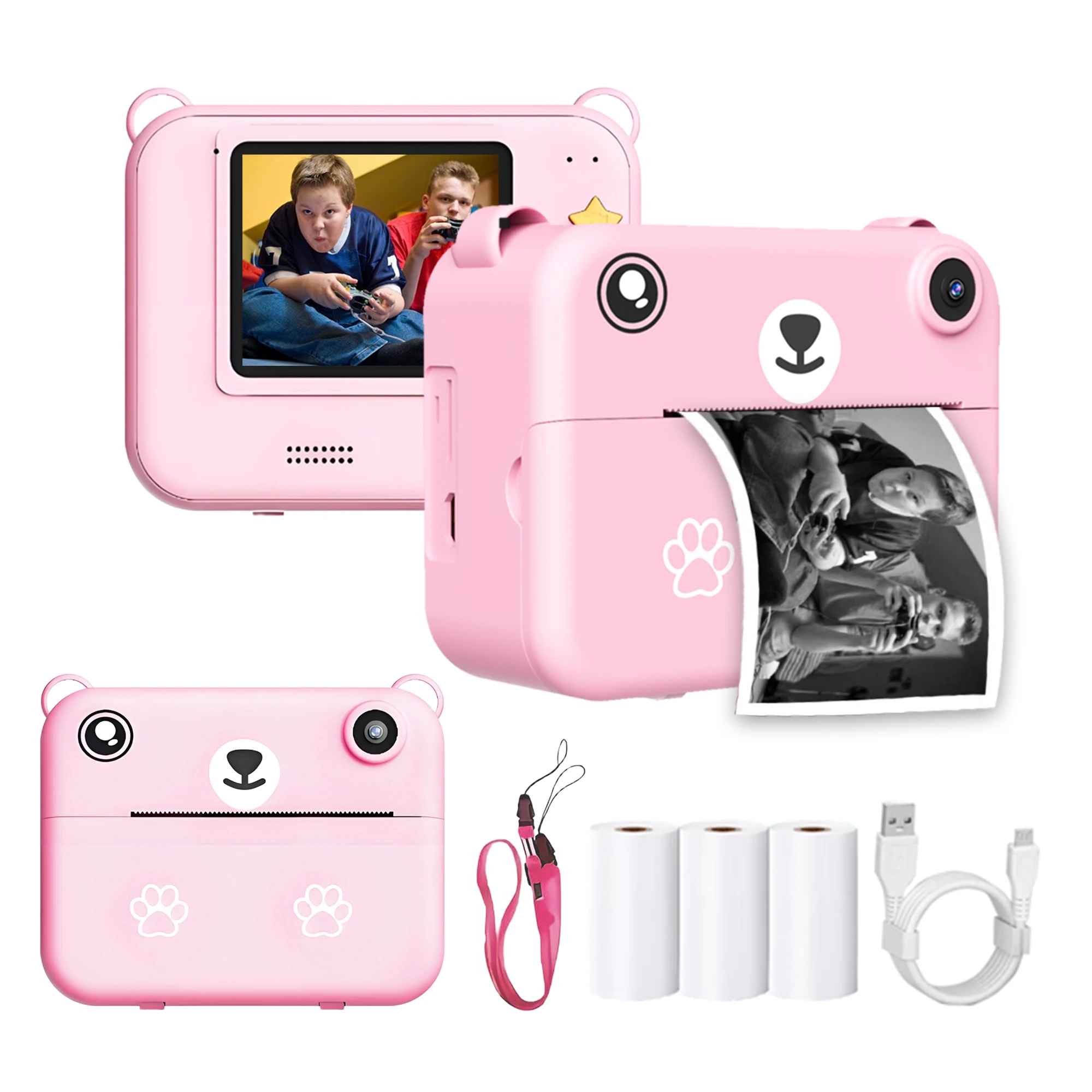 

Children's printable camera toy small camera gift for boys and girls