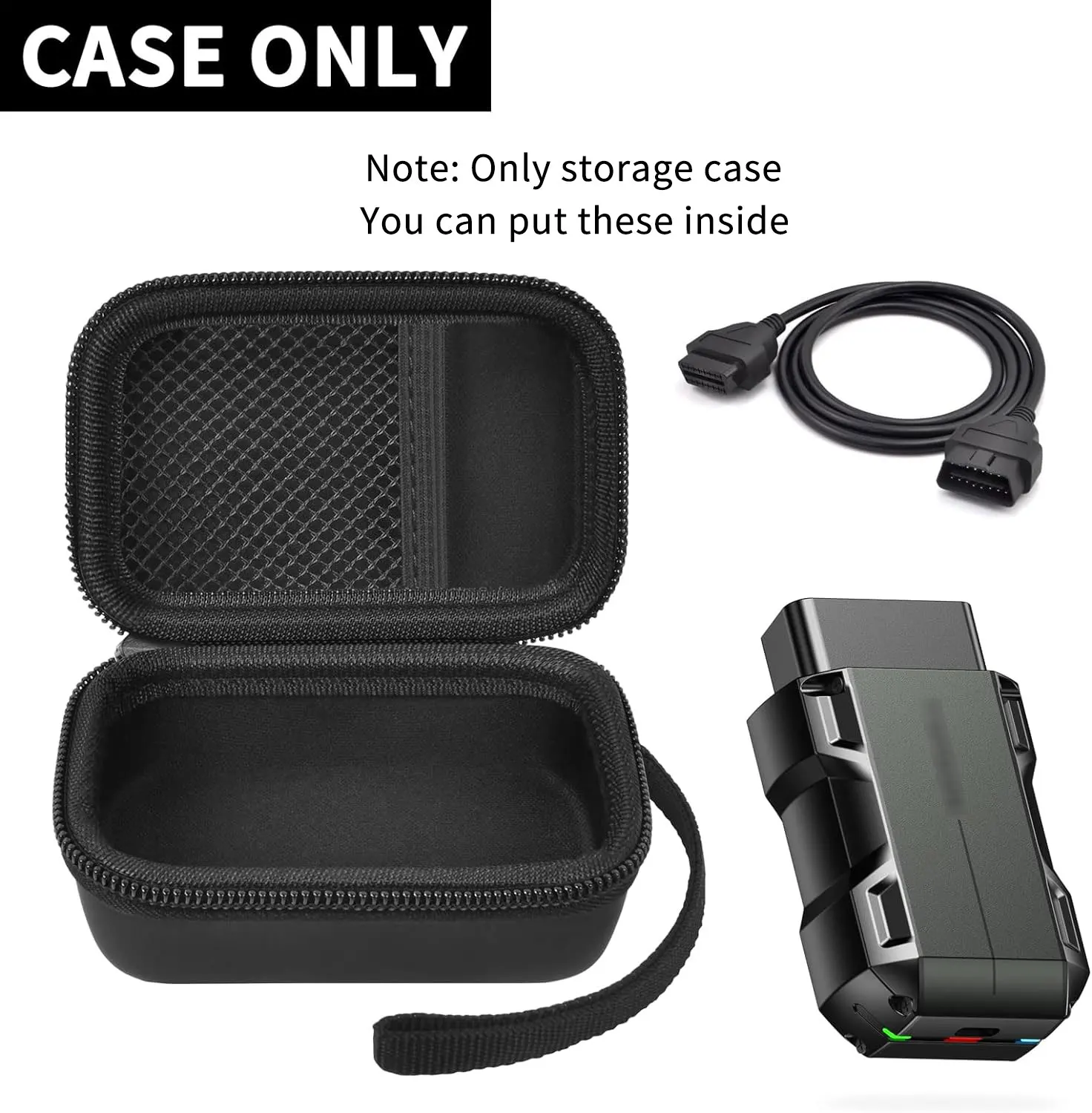 Case Compatible with TOPDON TopScan OBD2 Scanner Bluetooth OBDII All System Diagnostic Tool, Wireless Motorcycle OBD2 Storage