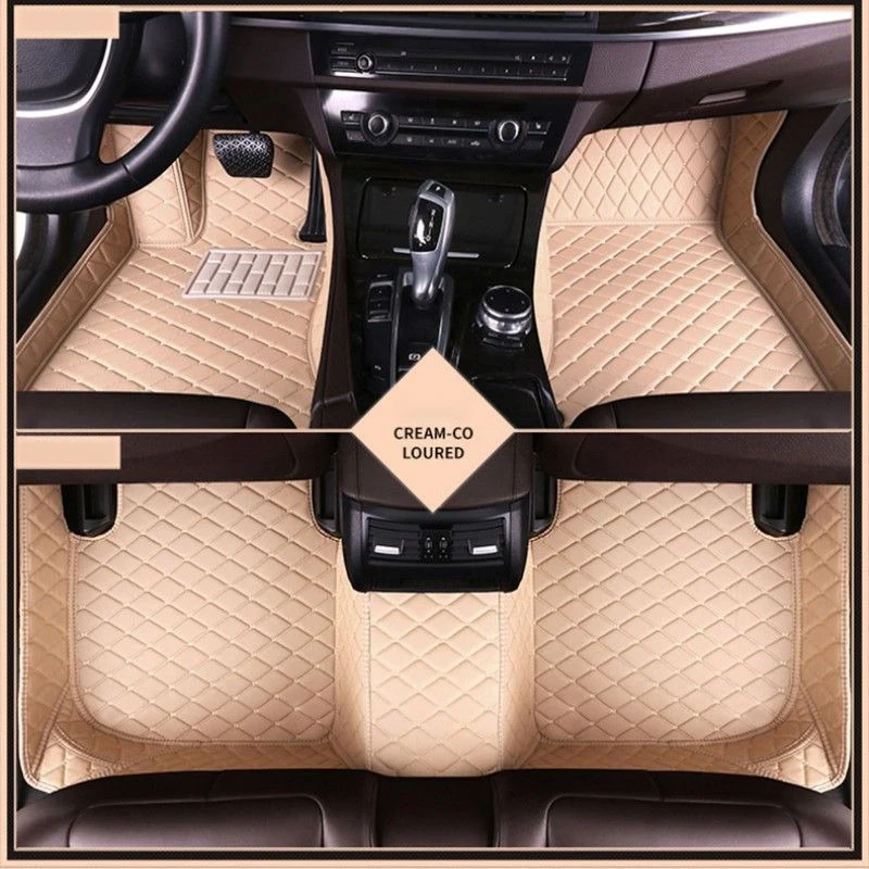 

YUCKJU Custom Leather Car Mats For Geely All Models Emgrand EC7 X7 FE1 Accessories Automotive Carpet