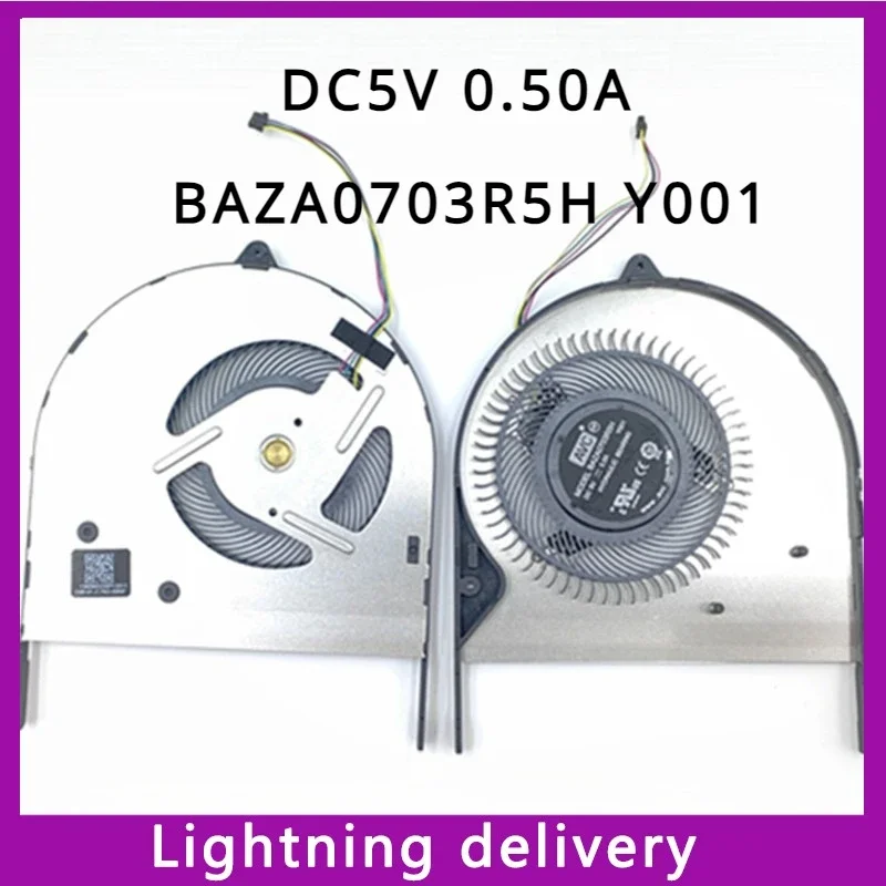 

New Original laptop CPU cooling fan for Asus Zenbook Flip ux461fa fan baza0703r5h y001 dc5v 0.50a