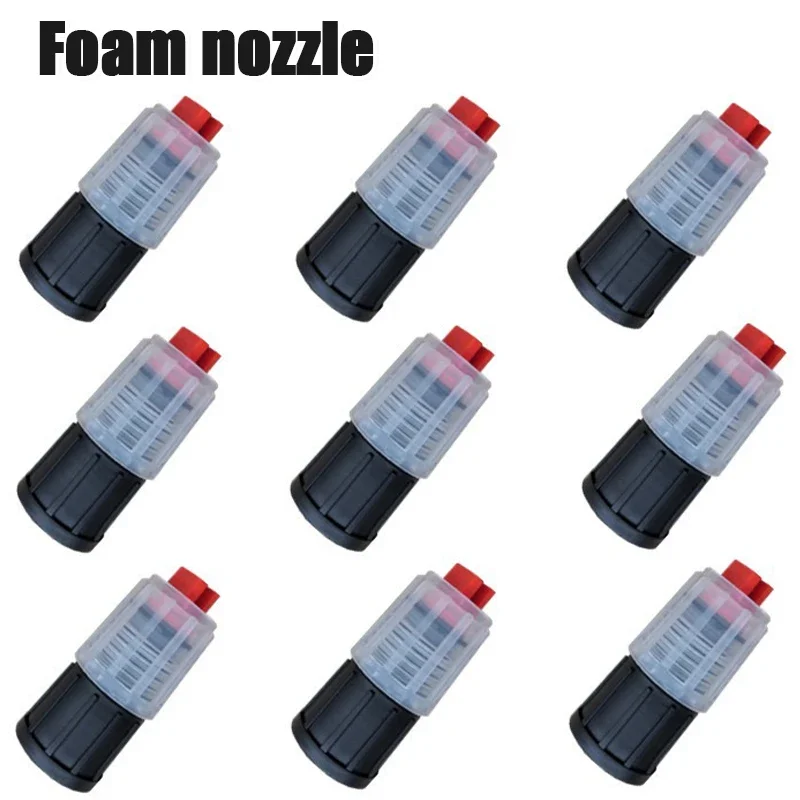 1/2 قطعة فوهة الرغوة تعمل باليد مضخة رغوة البخاخ اليد الضغط رغوة بخاخ الماء غسيل السيارات دليل رغوة الثلج انس فوهة