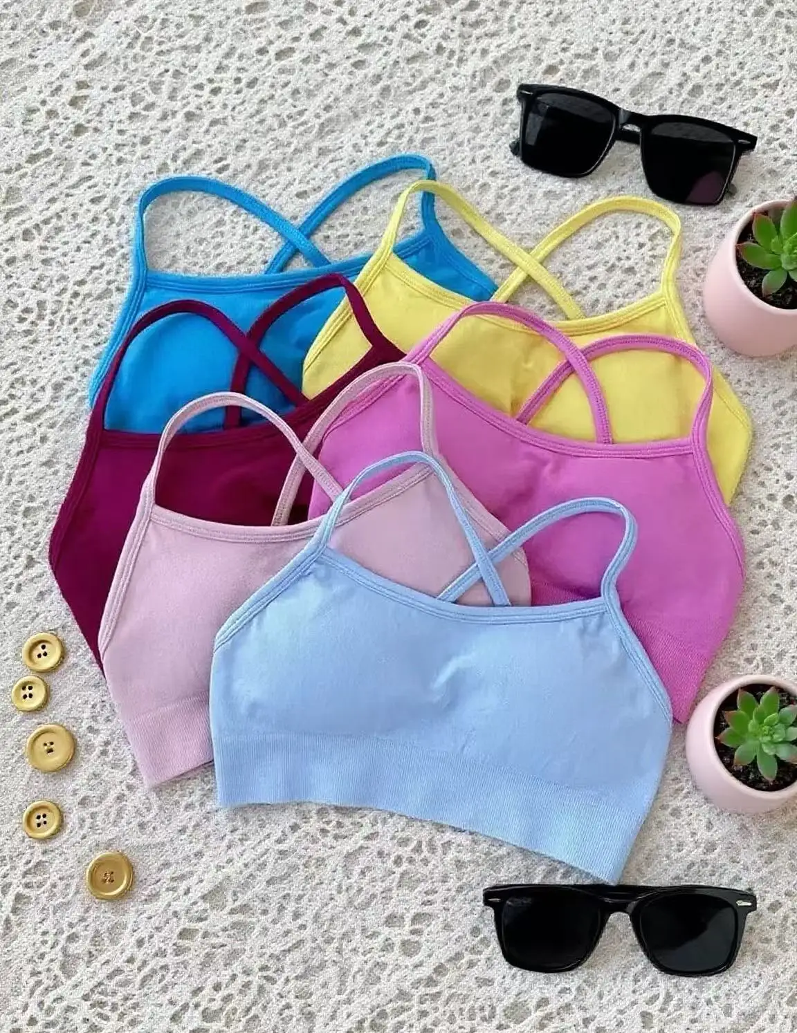 

New Backless Sports Bra Women Seamless Impact Yoga Top Bra Padded Gym Crop Top Stretchy Breathable Fitness Sports Top