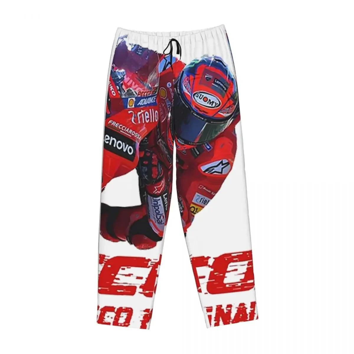 

Custom Pecco Bagnaia 63 Women Pajama Pants Lounge Sleep Sleepwear Bottoms with Pockets