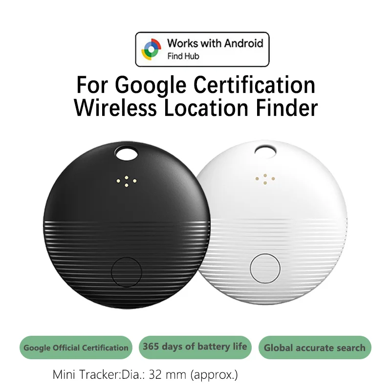 

Tracker Tag Smart Tag Works with Google Find Hub App (Android Only) Keys Finder and Item Locator for Luggage,Backpack,Suitcases