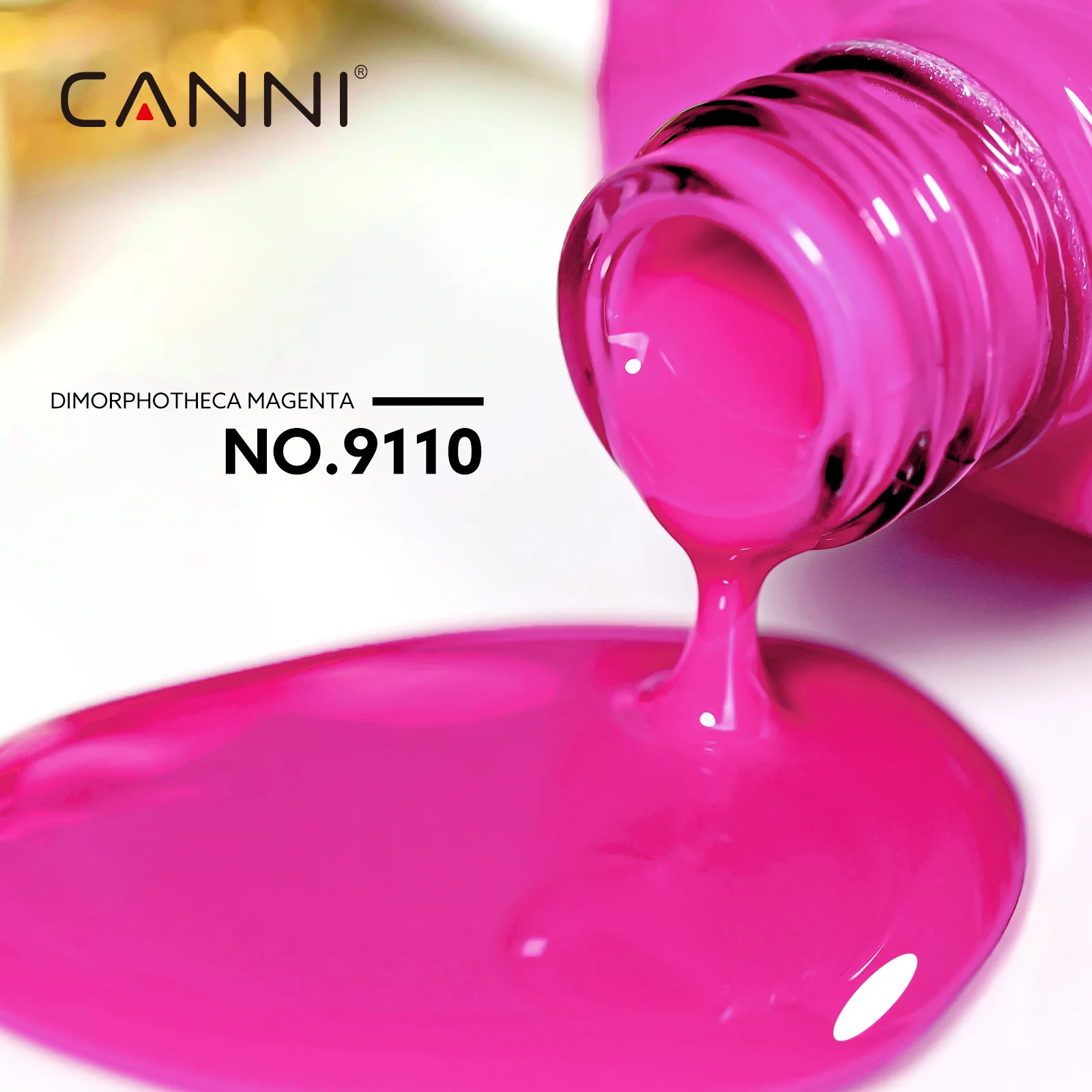CANNI Gel-Nagellack, TPO-frei, fantastische Haftung, Konsistenz, besonders wunderschöne Farbe, Soak Off UV-LED, semi-permanenter Gel-Lack – Detail 6