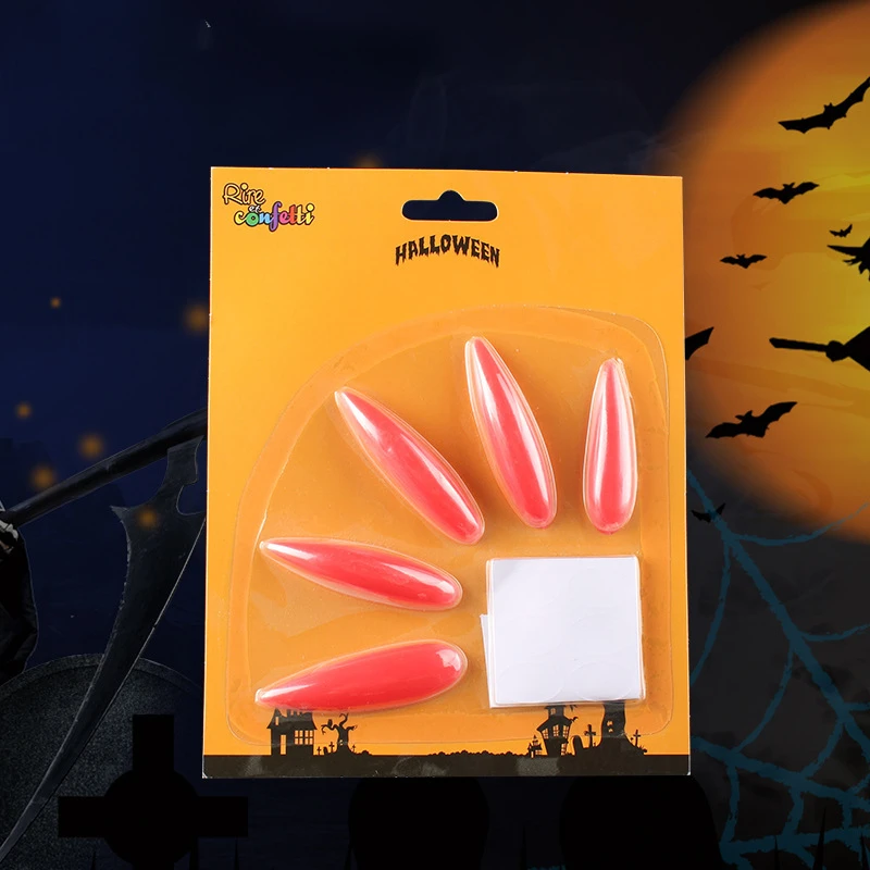 10PCS Nail Witch Prop Makeup for Halloween