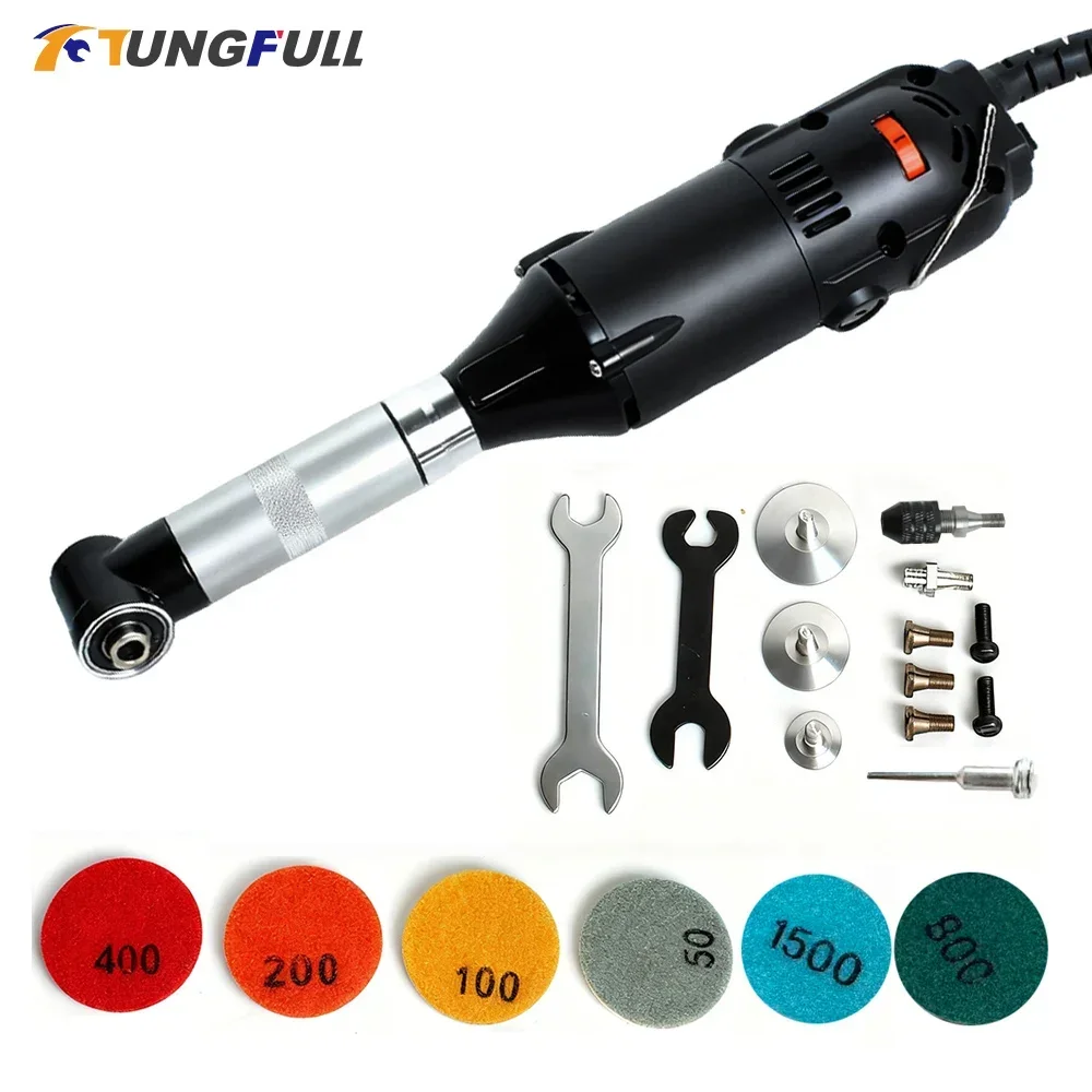 TUNGFULL Mini Electric Grinding Machine Adjustable Speed Polisher Engraver Rotary Tool Seam Cleaner for Metal Wood Carving DIY